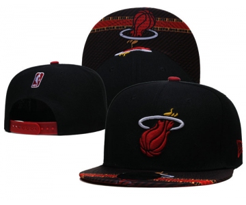 Miami Heat Stitched Snapback Hats 026