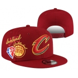 Cleveland CavaliersStitched Snapback 75th Anniversary Hats 008