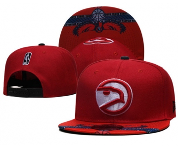 Atlanta Hawks Stitched 75th Anniversary Snapback Hats 009