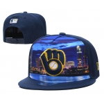 Milwaukee Brewers Stitched Snapback Hats 006