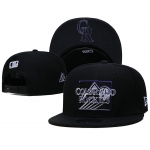 Colorado Rockies Stitched Snapback Hats 003