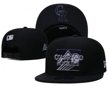 Colorado Rockies Stitched Snapback Hats 003