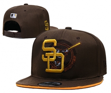 San Diego Padres Stitched Snapback Hats 001