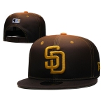 San Diego Padres Stitched Snapback Hats 006
