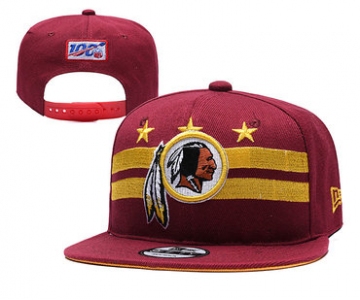 Redskins Team Logo Red 2019 Draft Adjustable Hat YD