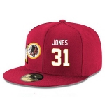 Washington Redskins #31 Matt Jones Snapback Cap NFL Player Red with White Number Stitched Hat