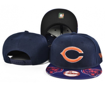 Bears Team Logo Navy Adjustable Hat SF