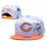 Bears Team Logo Smoke Orange Adjustable Hat TX