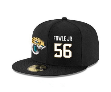 Jacksonville Jaguars #56 Dante Fowler Jr Snapback Cap NFL Player Black with White Number Stitched Hat