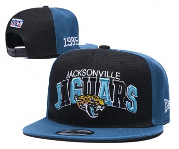 Jaguars Team Logo Black 1995 100th Anniversary Adjustable Hat YD