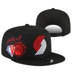 Portland Trail Blazers Stitched Snapback 75th Anniversary Hats 0010