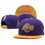 Los Angeles Lakers Snapback Ajustable Cap Hat GS