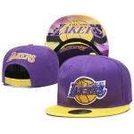 Los Angeles Lakers Snapback Ajustable Cap Hat YD 20-04-07-02