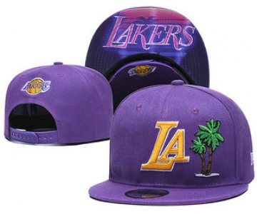 Los Angeles Lakers Snapback Ajustable Cap Hat YD 20-04-07-09