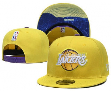 Los Angeles Lakers Snapback Ajustable Cap Hat YD 20-04-07-16