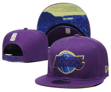 Los Angeles Lakers Snapback Ajustable Cap Hat YD 20-04-07-18