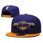 Los Angeles Lakers Stitched Bucket Hats 059