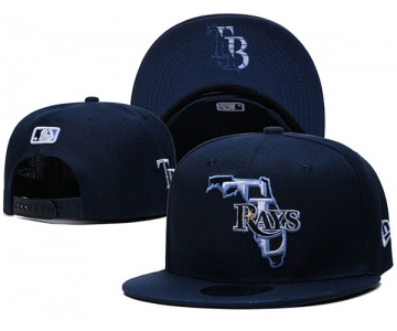 Tampa Bay Rays Stitched Baseball Snapback Hats 002