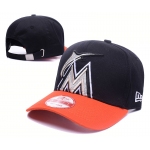 Mariners Team Logo Black Orange Adjustable Hat GS