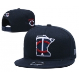 Minnesota Twins Stitched Snapback Hats 003