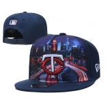 Minnesota Twins Stitched Snapback Hats 004