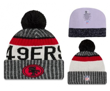 NFL San Francisco 49ers Logo Stitched Knit Beanies 013