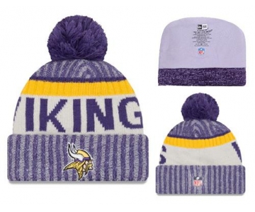 NFL Minnesota Vikings Logo Stitched Knit Beanies 006