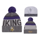 NFL Minnesota Vikings Logo Stitched Knit Beanies 010