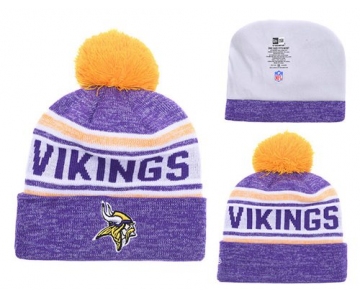 NFL Minnesota Vikings Logo Stitched Knit Beanies 014