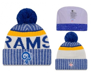 NFL Los Angeles Rams Logo Stitched Knit Beanies 001