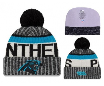 NFL Carolina Panthers Logo Stitched Knit Beanies 006