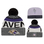 NFL Baltimore Ravens Logo Stitched Knit Beanies 011
