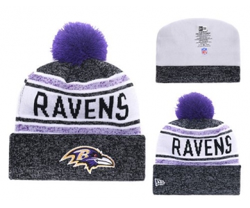 NFL Baltimore Ravens Logo Stitched Knit Beanies 019