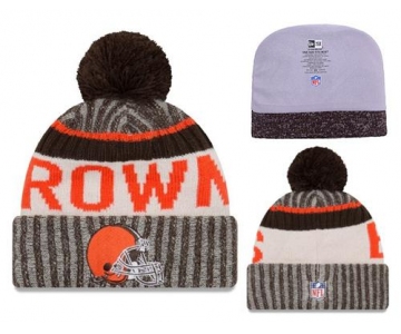 NFL Cleverland Browns Logo Stitched Knit Beanies 001