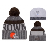 NFL Cleverland Browns Logo Stitched Knit Beanies 011
