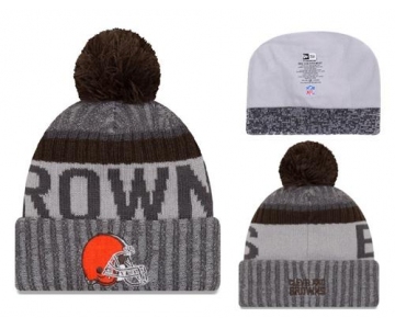 NFL Cleverland Browns Logo Stitched Knit Beanies 011