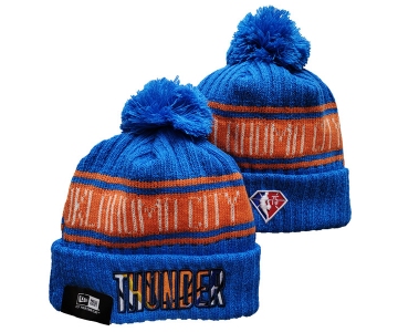Oklahoma City Thunder Knit Hats 008