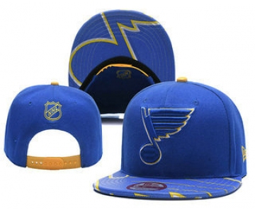 St. Louis Blues Snapback Ajustable Cap Hat YD