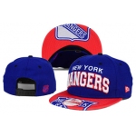NHL New York Rangers Team Logo Navy Snapback Adjustable Hat