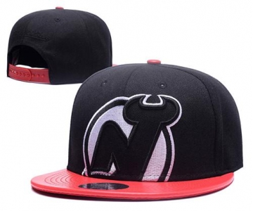 NHL New Jersey Devils Stitched Snapback Hats 002