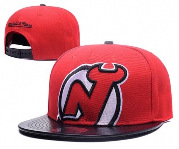 NHL New Jersey Devils Stitched Snapback Hats 003