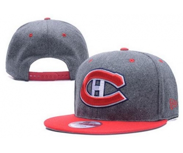 NHL Montreal Canadiens Stitched Snapback Hats 001