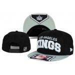 NHL Los Angeles Kings Team Logo Black Snapback Adjustable Hat