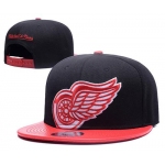 NHL Detroit Red Wings Stitched Snapback Hats 002