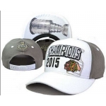 NHL Chicago Blackhawks 2015 Stanley Cup Champions Clean-Up Adjustable Hat LH23