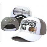 NHL Chicago Blackhawks 2015 Stanley Cup Champions Clean-Up Adjustable Hat LH23