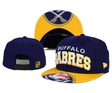 NHL Buffalo Sabres Team Logo Navy Snapback Adjustable Hat