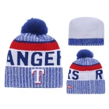 MLB Texas Rangers Logo Stitched Knit Beanies 001
