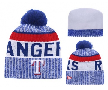 MLB Texas Rangers Logo Stitched Knit Beanies 001