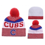 MLB Chicago Cubs Logo Stitched Knit Beanies 005